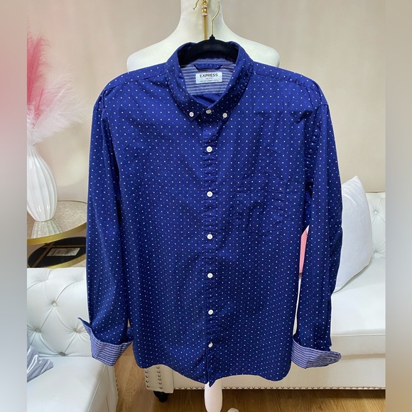 Express Other - EXPRESS MEN’S NAVY BLUE SHIRT 👔 SIZE: XXL